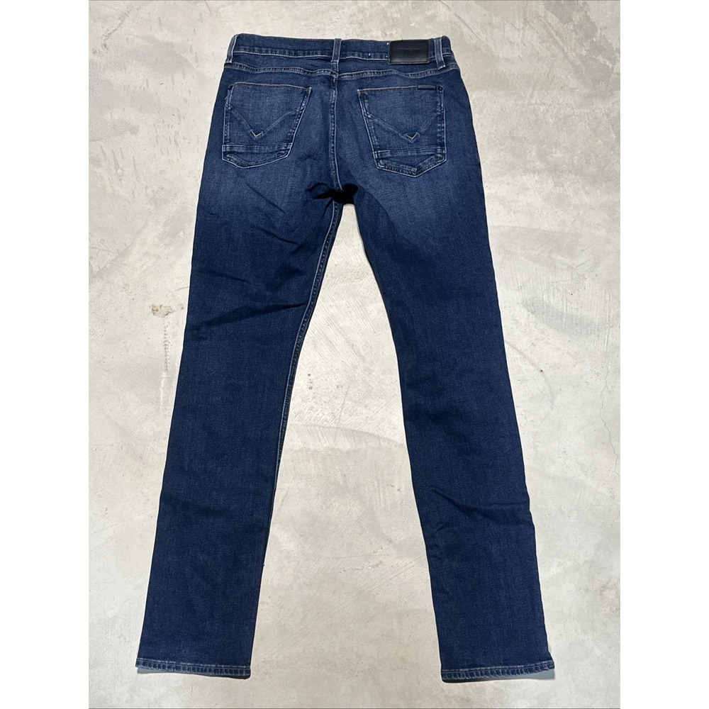 Men's Hudson Jeans BLAKE Slim Straight Denim Blue Tag Size 30x34 Medium Wash